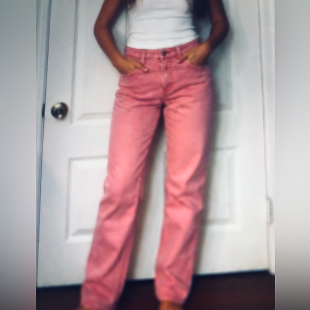 Escada Dark Rose high Rise Jeans. Size 34 ( S) - Picture 3 of 7